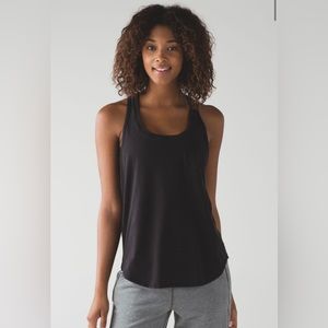 Lululemon Yogi Racerback Tank Top (Black) - Size 6